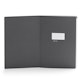 Dark Gray Double Booked Ruled Notebook Refill,Dark Gray,hi-res